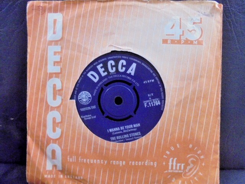 THE ROLLING STONES " I WANNA BE YOUR MAN " Or. UK DECCA EX-ZUSTAND IN Or.SL.