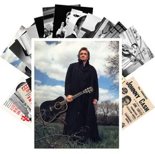 Postcard Set 24 cards JOHNNY CASH Country Folk Rock Music Posters Photos CC-1245