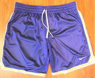 purple and yellow nike shorts