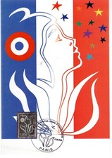 3925+ FDC   CARTE   1er JOUR       MARIANNE  DES  FRANCAIS  5 EURO
