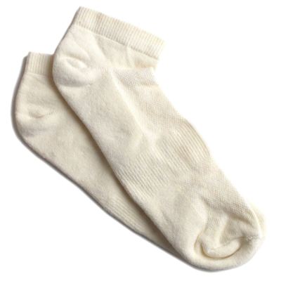 Organic Cotton Ankle Hypoallergenic Socks with Elastic | Grown and Made in USA