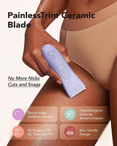 Trimmer for Women, Pubic Hair Trimmer -Electric Hair Trimmer Shaver Razors for W - Picture 2 of 7