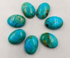  WHOLESALE BLUE MOHAVE TURQUOISE CABOCHON OVAL SHAPE LOOSE GEMSTONE