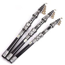 Travel Spinning Fishing Rods 1.5M, 1.8M, 2.1M, 2.4M Telescopic Fishing Pole