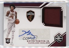 2019-20 Panini Chronicles Limited Rookie Jersey Red Kevin Porter Jr Auto 3g7