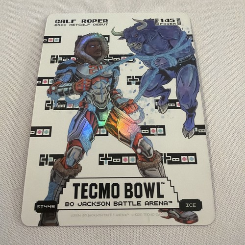 2026 Bo Jackson Battle Arena Tecmo - Calf Roper - Eric Metcalf DEBUT - ICE 145