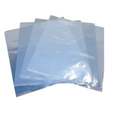 Zoro Select 5Dhp9 Open Poly Bags, 6" X 6", 4 Mil, Clear, None, 1000 Pk, 5Dhp9