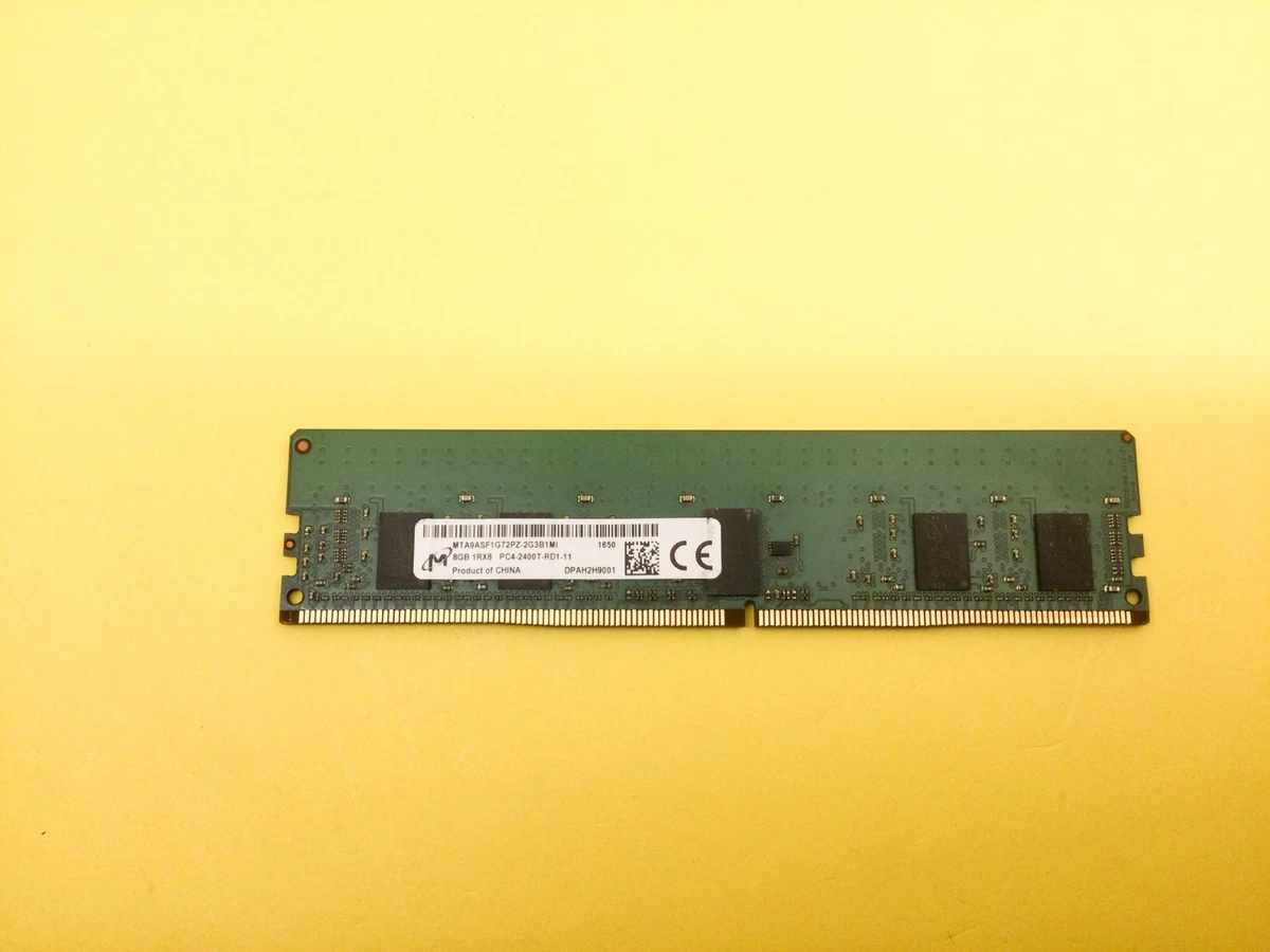 Micron DDR4 SDRAM Network Server 8 GB Capacity per Module Memory