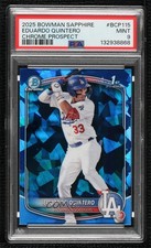 2025 Bowman Sapphire Edition Chrome Prospects Eduardo Quintero PSA 9 MINT 0ui7