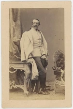 Military CDV circa 1860. Robert, Count Pachta by Angerer in Vienna.