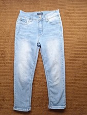 Curve Appeal Jeans Womens Size 4/27 X 23L Lt Wash Skinny High Rise Stretch Denim