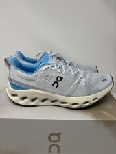 On Cloudsurfer Trail Arctic Ivory Blue Sneaker 3WE10103042 Women's Size