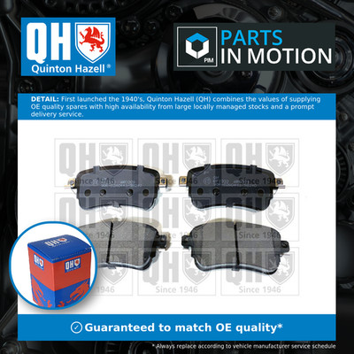Brake Pads Set fits CITROEN DISPATCH 1.5D Rear 2018 on QH 1617936880 Quality New