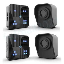 [2 Sets] Wireless Driveway Alarm Motion Sensor & Detector Security Alert System