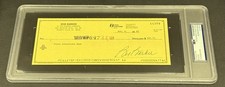 1984 BOB BARKER HAND SIGNED BANK CHECK PSA/DNA THE PRICE IS RIGHT SCARCE
