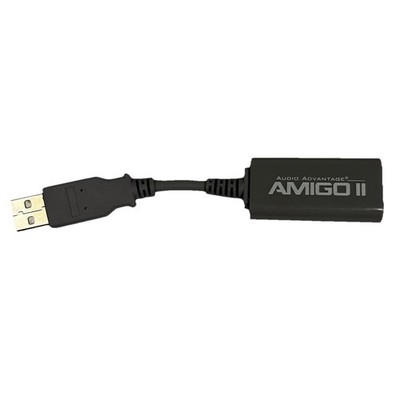 Turtle Beach Audio Advantage Amigo II Two Sound Card USB Headset Adapter