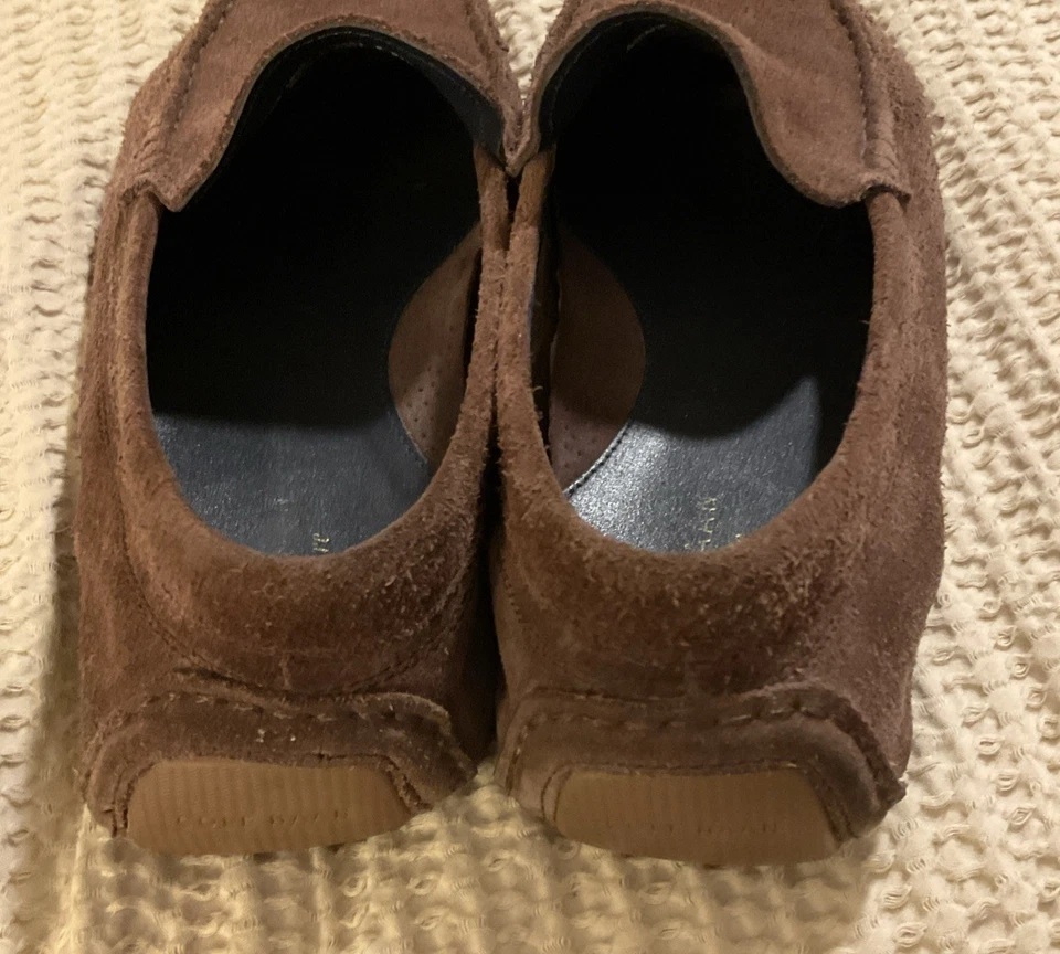Cole Haan Zapatos Para Hombres Talla 10.5 Marrón Gamuza Mocasines de Conducción Sin Cordones Sin usar, en Caja C18787 Foto 4 de 4