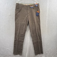 NEW Tommy Bahama Collins 5 Pocket Pant Mens 33x34 Brown Tencel Resort Casual