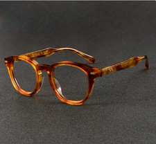 Retro Antique Oval Acetate Full Rim Eyeglass Frame Eyewear For Women Men