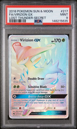 Virizion-GX graded PSA 9 for sale on eBay