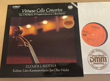 BIS LP-224 Virtuoso Cello Concertos Elemér Lavotha Jan-Olav Wedin