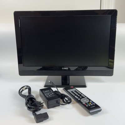 COBY 19'' Widescreen LED HDTV Television LEDTV1935 + Power Adapter & Remote EUC