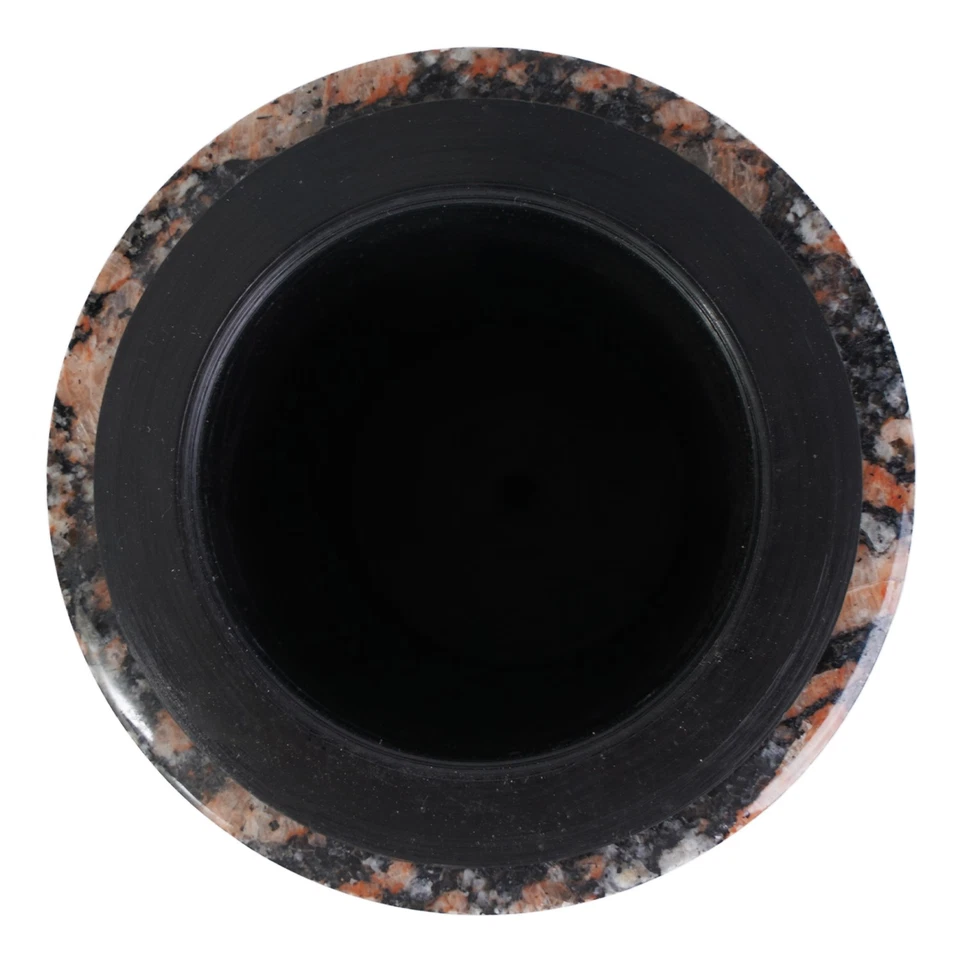 Grab-Vase hochwertig aus Granit Kaputinsky Friedhof-Vase Grab-Schmuck Blumenvase - Bild 4 von 4