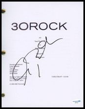 Alec Baldwin "30 Rock" AUTOGRAPH Signed 'Jack the Writer' Episode Script ACOA