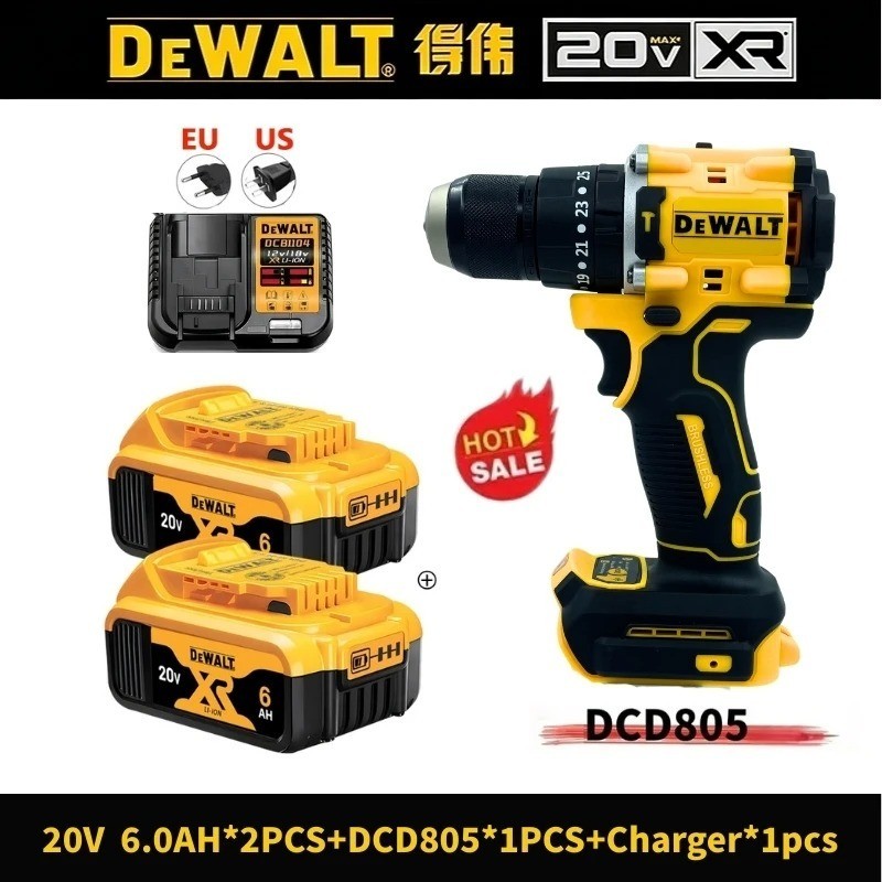 DEWALT DCD805 20V MAX Brushless Drill Driver 1/2in Cordless 