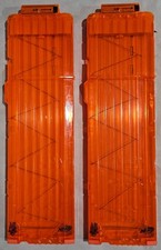 Nerf Lot of 2 Orange 18 Round Max Dart Ammo Clip Magazine Replacement N-Strike