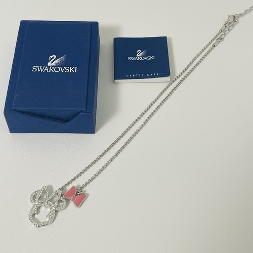 Collar colgante de cristal Swarovski Disney Minnie Mouse 872502 caja certificado - Imagen 2 de 15