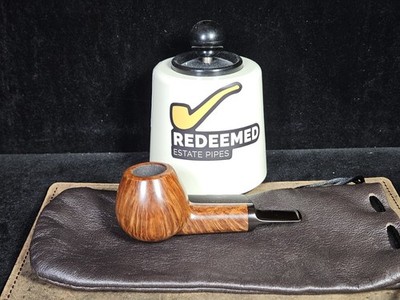 Wow!! Sergey Ailarov Smooth Saddle-stem Apple Russian Artisan Estate Pipe