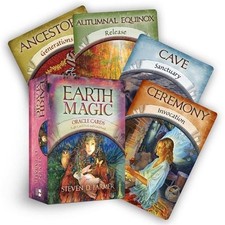 Earth Magic Oracle Cards: A 48-Card Deck and Guidebook by Steven D. Farmer (Engl