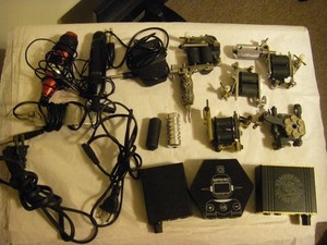 Lot of Tattoo Machines & Accessories