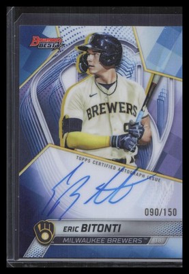 Eric Bitonti Auto 2025 Bowman's Best #B25-EBI Best of 2025 Blue /150