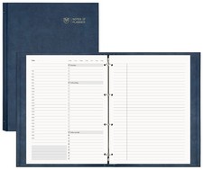 Undated Daily Planner 8.5" X 11", A4 to Do List Notepad, 240 Pages Ring Binde...