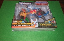 MOTU vs DC CLASSICS MASTERS OF THE UNIVERSE STRATOS & HAWKMAN NEW MATTEL