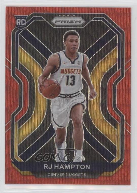 2020-21 Panini Prizm Ruby Wave Prizm RJ Hampton #286 14im