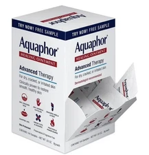 Aquaphor Healing Ointment Advanced Therapy Skin Protectant Contains 144 Packets 