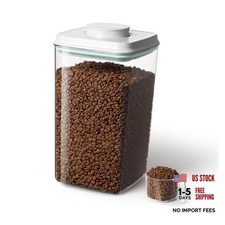 Dog Food Storage Container with 130ml Scoop   4L/4.2qt Airtight Dog Food 4.2Qt