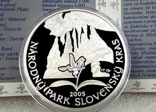 Slowakei 500 Kronen 2005 Silber PP Slovensk&yacute; Kras Nationalpark Zertif. nur 3600