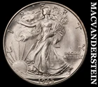 1945-S Walking Liberty Half Dollar - Super Choice Gem Brilliant Unc++++  #J9595