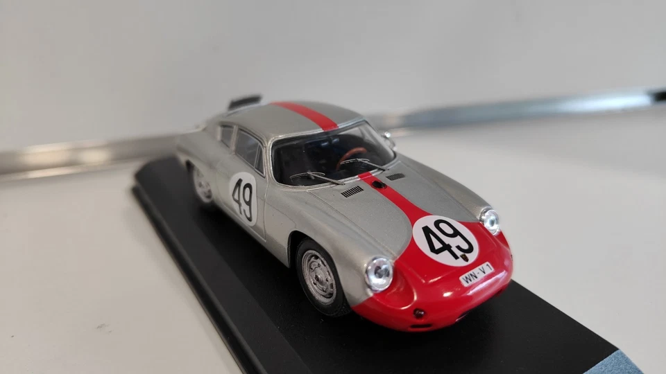 Porsche Abarth sebring 1962 n 49 Diecast 1-43 modellino auto da corsa Best model - Immagine 2 di 4
