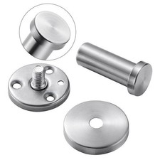 Hooks Coat Holders Stainless Steel Round hooks Wall Mount Shower Robe Towel