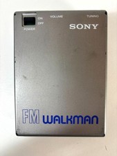 Vintage Sony FM Walkman SRF-30W Portable Stereo Receiver for Parts or Repair