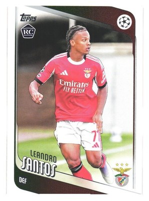 2025-26 Topps UCC Flagship SL Benfica Leandro Santos RC