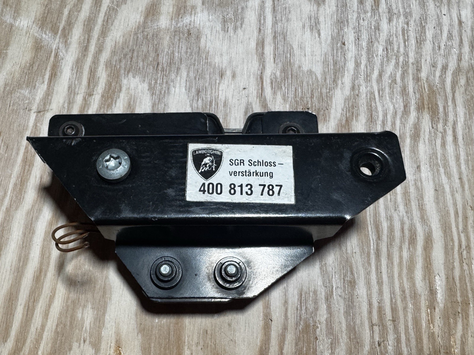 Lamborghini Gallardo/ Superleggera engine Lid Bracket+Lock 400813787 8E0823509B