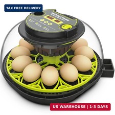 Incubators for Hatching Eggs 12 Egg Incubator with Automatic Egg Turning and Hum
