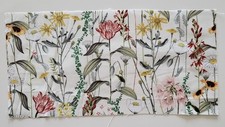 Fabric Cotton Pic D-Wildflowers Pink Yellow Red 5 7/8" L x 11 7/8" W Quilt Sew