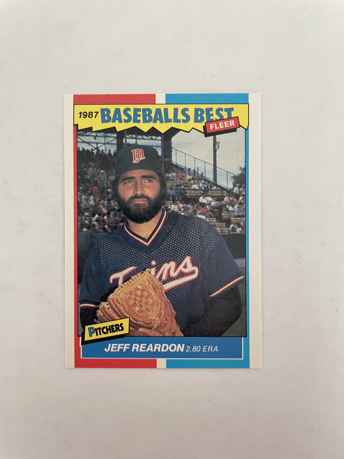 1987 Fleer Baseball's Best Sluggers vs. Pitchers - Jeff Reardon #33